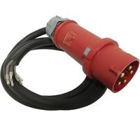 Câble de raccordement pour machines CEE 2 m 32 A/400 V H07RN-F 5 x 4 mm ? 2947