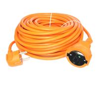 Silver Sanz Rallonge de prise 9216 25 M Orange One Size / EU Plug 220V Orange One Size