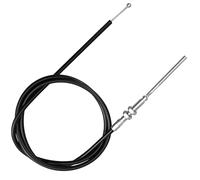Câble de remplacement de barre mécanique avec raccords | Installation sans outils, point de connexion fileté, câble intérieur à extrémité sphérique et connexion à manchon