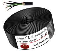 35m de câble de terre Câble de courant fort NYY-JZ 7X1,5 mm² Câble électrique