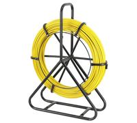 Câble de traction pour fibre optique, 6 mm x 100 m, avec structure en acier