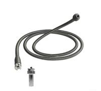 Câble de vidange électrique en acier de 10 mm avec embout de perçage, nettoyeur de tuyau flexible pour évier de cuisine, salle de bain, toilettes, baignoire, débouchage des canalisations de sol (5 m)