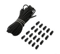 Câble d'embrayage de 10 m de long avec 10 paires de connecteurs en plastique pour store enrouleur vertical (ensemble)