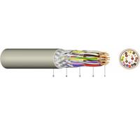 Câble deMeinhart Elektronik, 2x2x0,5 mm, blindé, gris, rouleau de 100 m, 1 pièce.