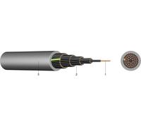 Câble dePVC Meinhart, non blindé, LSYY-JB, 3x1,5, gris, rouleau de 500 m, 1 pièce.