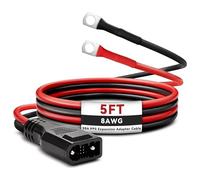 Câble d'extension 50 A PPS 8AWG pour EcoFlow Delta 2/2 Max, XT150 | Longueur : 1 m, capacité de 50 A, calibre de fil 8 AWG, connecteur XT150, compatible PPS