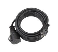 Câble d'extension Brennenstuhl H07RN-F 3G1,5 Noir, 10 mètres, Connecteurs Mâle/Femelle, Indice de Protection IP44, Référence 1167810