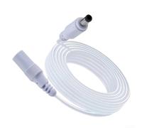 Câble d'extension CC, cordon 12 V, lot de 2 fils de sécurité purs | Connecteur 5,5 x 2,1 mm, approvisionnement fiable, longueur 4 m, gaine en PVC