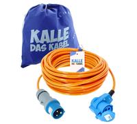 Câble d'extension CEE, 20 mètres, angle 2,5 mm², très flexible et résistant aux éclaboussures
