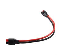 Câble d'extension de style Anderson 30 A avec fil 10 AWG pour panneaux solaires et systèmes d'alimentation de VR, connexions sûres et stables avec isolation résistante aux intempéries (30 cm)