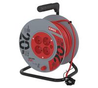 Câble d'extension en PVC sur bobine - 4 prises, 20m P19420 EMOS 1908142001