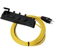 Câble d'extension EXTREME, câble 3x1,5 PUR H07BQ-F, 25 mètres, 4 prises, référence 1316725
