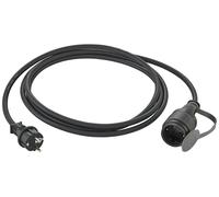 Câble d'extension Fortis Schuko, 20 mètres, type H07RN-F3G1,5, indice de protection IP44, avec système de fixation de câble