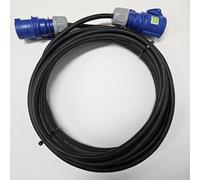 Câble d'extension pour camping, compatible CEE, pour bateau, camping-car, caravane, jardin, section 2,5 mm², câble en caoutchouc, longueur 5 mètres