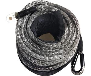 Câble d'extension pour treuil, longueur 30 m, diamètre 10 mm, résistance à la rupture 10,5 t, matériau UHMW-PE, structure 12 brins