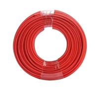 Câble D'extension PV En Cuivre Étamé 1-10m 2.5/4/6 Mm², Fil De Connexion Panneau Solaire for Système Photovoltaïque Extérieur RV Marine Auto(Red,4m 6mm2-10AWG)