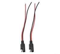 Câble d'extension SAE 18 AWG 13 cm, 1 paire mâle femelle à déconnexion rapide fil solaire pour chargeur pour moto voiture remorque