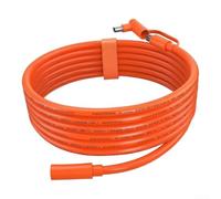 Câble d'extension solaire 3 m 14 AWG DC 8 mm vers adaptateur de station d'alimentation - Fil de cuivre étamé pour Jackery pour Bluetti pour Anker - Orange Extérieur