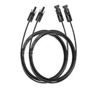Câble d'Extension Solaire EcoFlow MC4 vers XT60 3m - Pack de 2 - Installation flexible