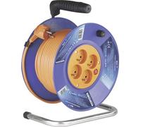 Câble d'extension sur tambour EMOS 4 prises H05VV-F3G /50 m