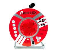Câble d'extension - VERTEX - PB50METAL - 50 m - 3x2,5 mm - IP44 Noir