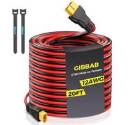 Câble d'extension XT60 XT60 femelle vers mâle pour station d'alimentation portable panneau solaire batterie RC 6 m 12 AWG
