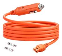 Câble d'extension XT60i vers allume-cigare 14 AWG - 2 m pour station d'alimentation et générateur solaire, compatible avec Ecoflow, ancre, DJI, convient pour voiture, camping-car et bateau 12 V/24 V