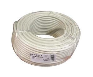 Câble d'installation H05VV-F - 3G1.5mm² - L : 50 m - couronne - blanc