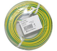 Câble d'installation rigide - H07V-U - 1x1.5mm² - L : 25 m - bobinot - jaun