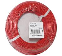 Câble d'installation rigide - H07V-U - 1x1.5mm² - L : 25 m - bobinot - roug