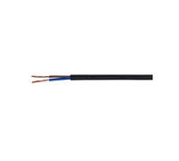 Câble de boîtier H03VV-F (OMY) 2 x 1,5 mm² noir 300/300 V / 100 m /