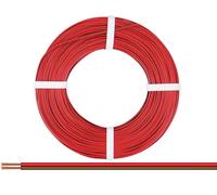 Donau Elektronik 275-08-25 Fil de câblage 2 x 0.75 mm² rouge-marron 25 m