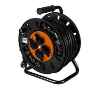 NEO TOOLS Enrouleur de câble - 4 prises - 230 V - IP20 noir - Enrouleur de câble/câble avec 4 prises - Puissance : 3200 W 3 x 1,5 mm 30 m