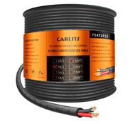 Câble Électrique 18 Calibre 18/3 15,24M PVC Flexible pour Lampe LED