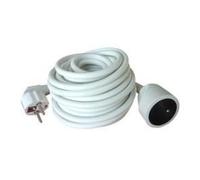 Cable électrique 2P+T 3.00 m blanche