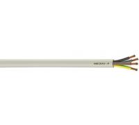 Sans marque Câble électrique 4 G 0.75 mm² h03vvf à la coupe, blanc