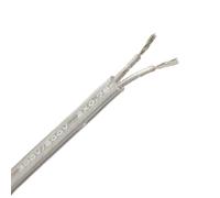 câble électrique, Câble d'alimentation transparent 250 V, 2 conducteurs, 3, cordons électriques ronds et flexibles, isolant(2 Core,10meter)