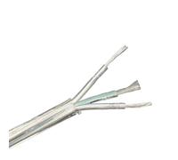 câble électrique, Câble d'alimentation transparent 250 V, 2 conducteurs, 3, cordons électriques ronds et flexibles, isolant(3 Core,5meter)
