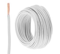 Câble électrique, calibre 12 AWG, en cuivre, 600 V, longueur 22,9 mètres, de couleur blanche