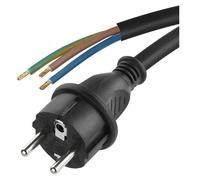 Câble électrique - EMOS - KF-CR2 H05VV-F3 - 3 m - 3 x 1,5 mm² - Caoutchouc noir