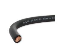 CABLE ELECTRIQUE EXTRA SOUPLE BATTERIE SOUDAGE NOIR 25 mm² - 25 METRES
