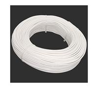 Cable Electrique，Fil Electrique 12K 33OHM Fibre Carbone Chauffage Câble Plancher Terrasse Électrique Non Toxique Chauffant Chaud Sans Odeur(White,100m)