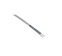 Zenitech - Câble électrique H03VVH2-F 2x0,75mm² blanc - 250m Blanc G