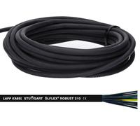 Câble électrique Lapp 0021933 Ölflex Robust 210, câble de contrôle pour toutes conditions météorologiques, 5 x 1,5 mm², pour utilisation en extérieur, avec fil de terre vert et jaune, et conducteurs n