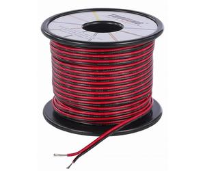 Câble électrique PVC de calibre 22, bobine de 30 mètres, câble d'extension à 2 broches, 12 V/24 V DC, pour éclairage LED à bande unique