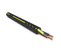 Câble électrique rigide R2V 3G1,5mm² 300m touret, noir