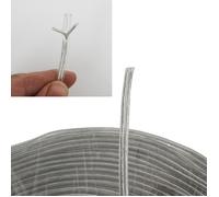 Câble Électrique Rond en PVC transparent 2x0,75 mm², 220V pour Lampes - Vente au mètre