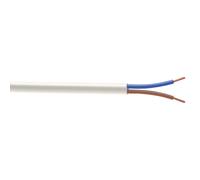 Câble électrique souple HO5VV-F 2x1,5 mm² 10m blanc