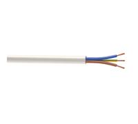 Câble électrique souple HO5VV-F 3G1,5 mm² 50m blanc