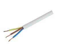 Câble électrique souple HO5VV-F 3G1 mm² 50m blanc
